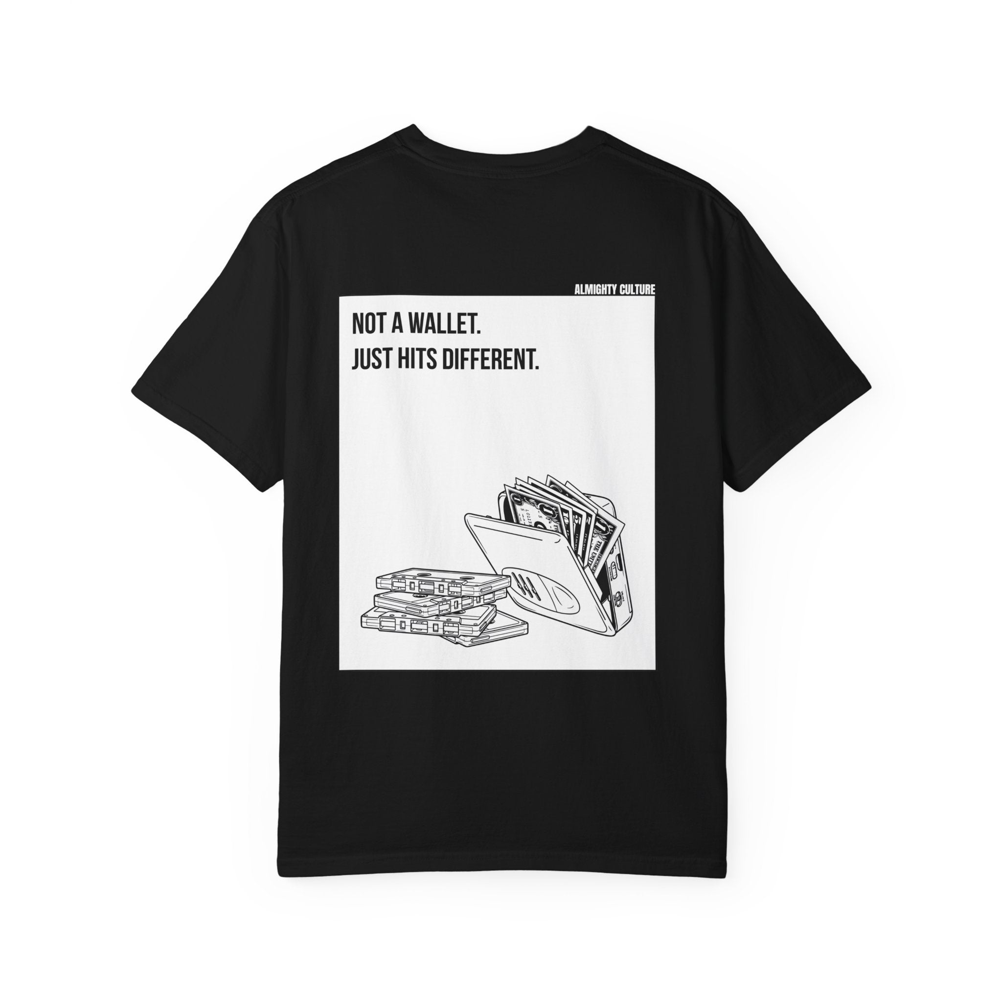 “Not a Wallet. Just Hits Different.” Regular Fit T-Shirts