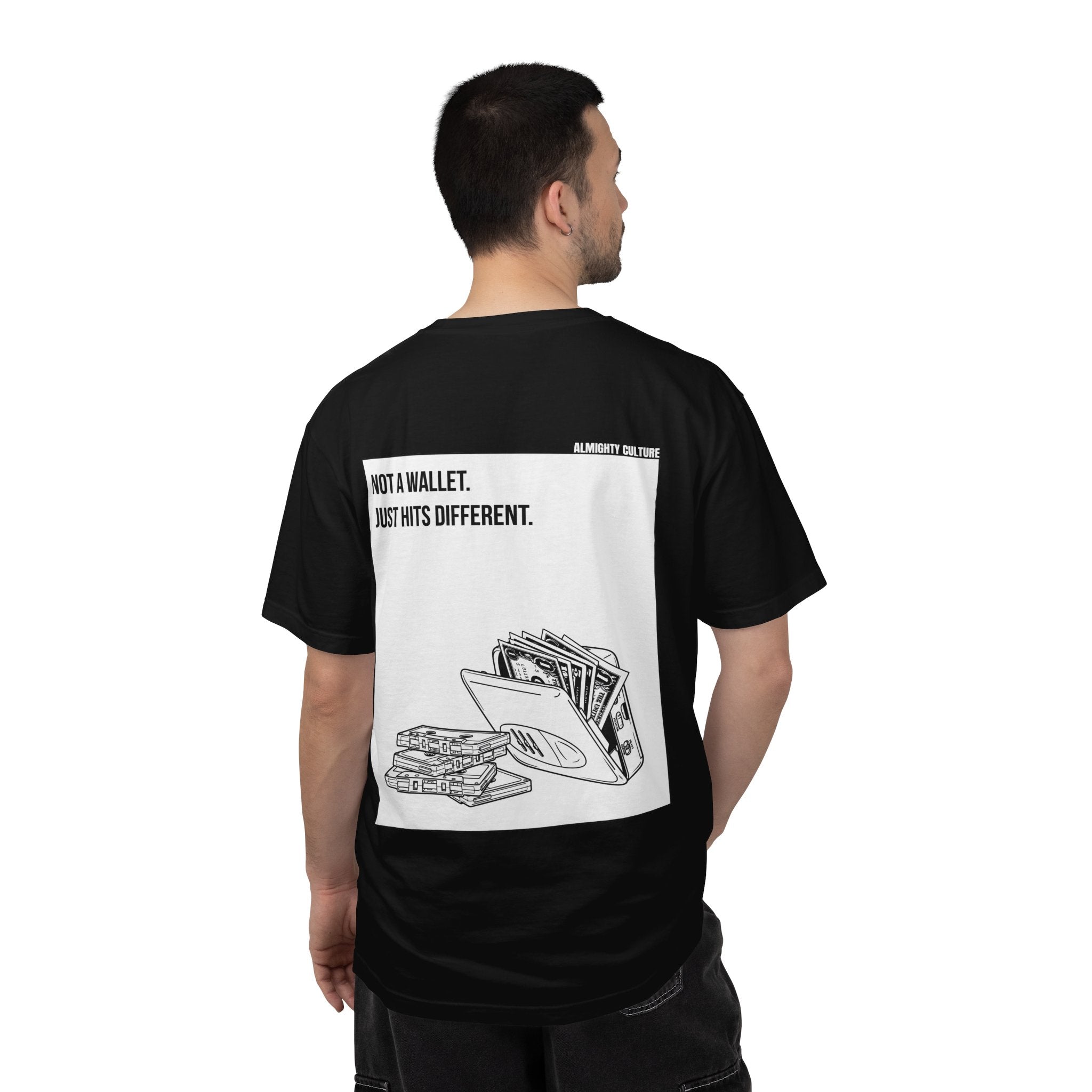 “Not a Wallet. Just Hits Different.” Regular Fit T-Shirts