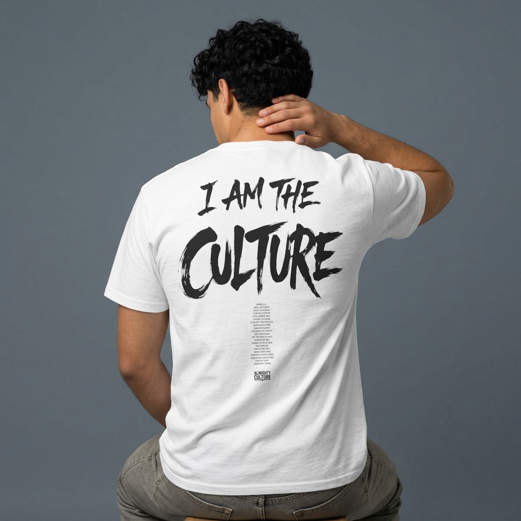 "I AM THE CULTURE" Regular Fit T-Shirts