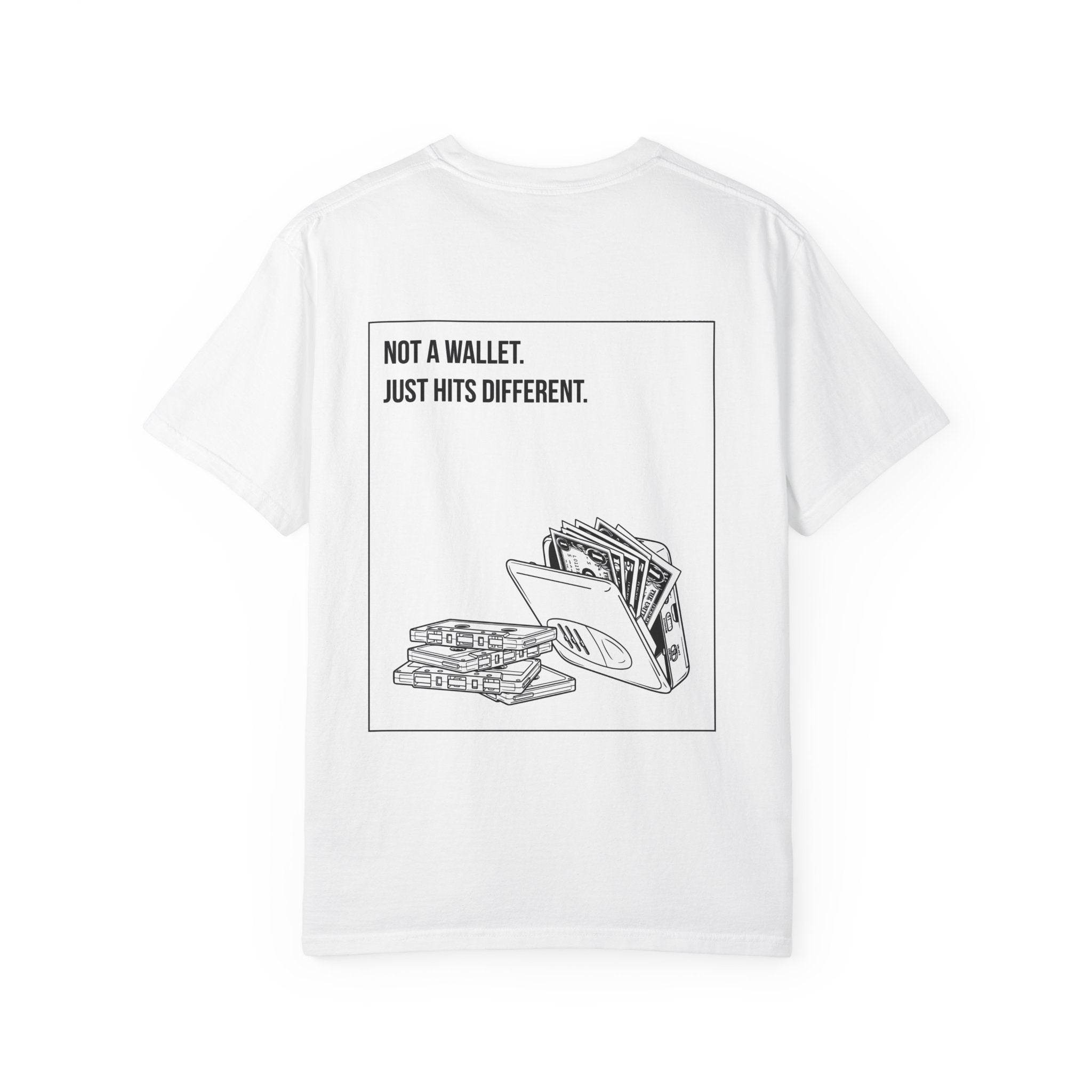 “Not a Wallet. Just Hits Different.” Regular Fit T-Shirts