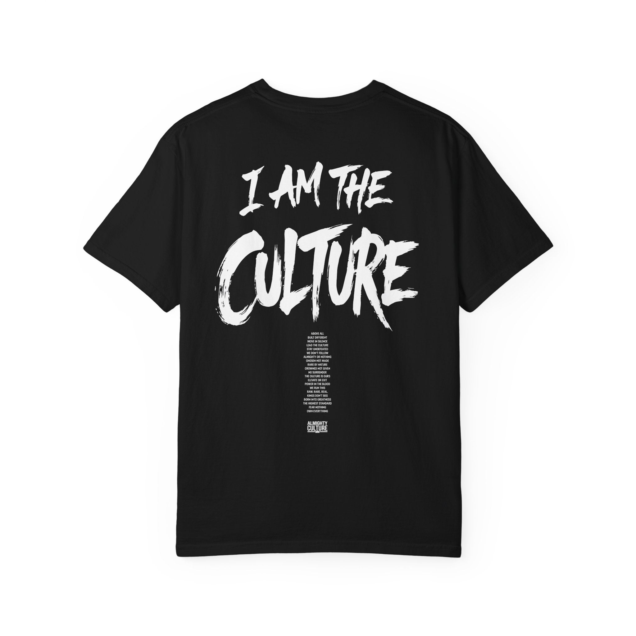 "I AM THE CULTURE" Regular Fit T-Shirts