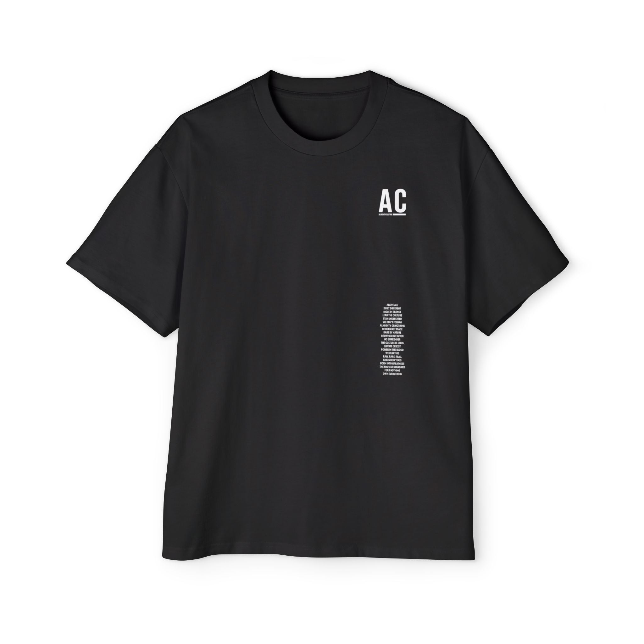 "I AM THE CULTURE" Oversized Tee